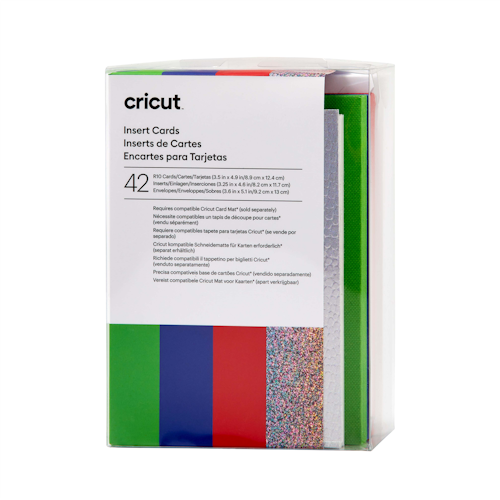 Cricut Insert Cards Rainbow R10 (8,9 cm x 12,4 cm) 42-pack