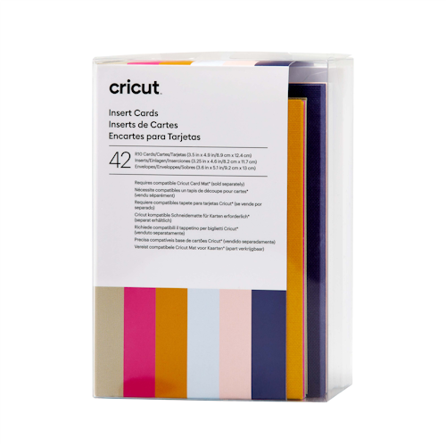Cricut Insert Cards Sensei R10 (8,9 cm x 12,4 cm) 42-pack