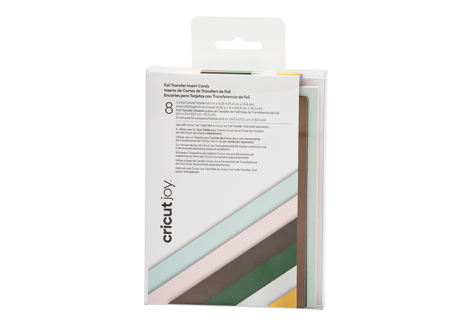 Cricut Joy Insert Cards FOIL Forest A6 (11,4 cm x 15,9 cm) 8-pack