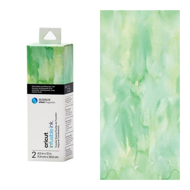 Cricut Joy Infusible Ink Transfer Sheets 2-pack (Green Watercolor)