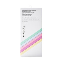 Cricut Joy Smart Sticker Cardstock 14 cm x 33 cm 10 Pack (Pastels Sampler)