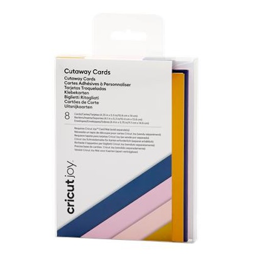 Cricut Joy cut-away card rain sampler 10,8 cm x 14 cm (10 pieces)