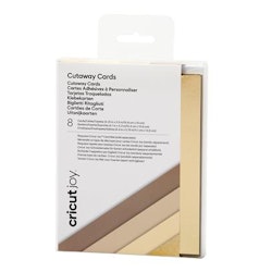 Cricut Joy cut-away card neutrals 10,8 cm x 14 cm (10 pieces)