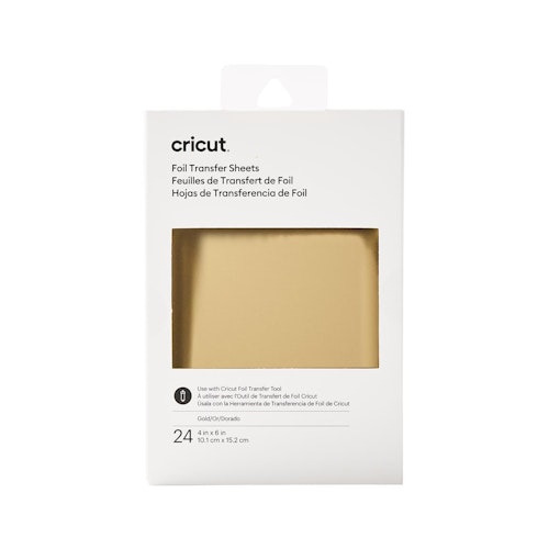 Cricut Transfer Foil Sheets 10x15cm 24 sheets (Gold)