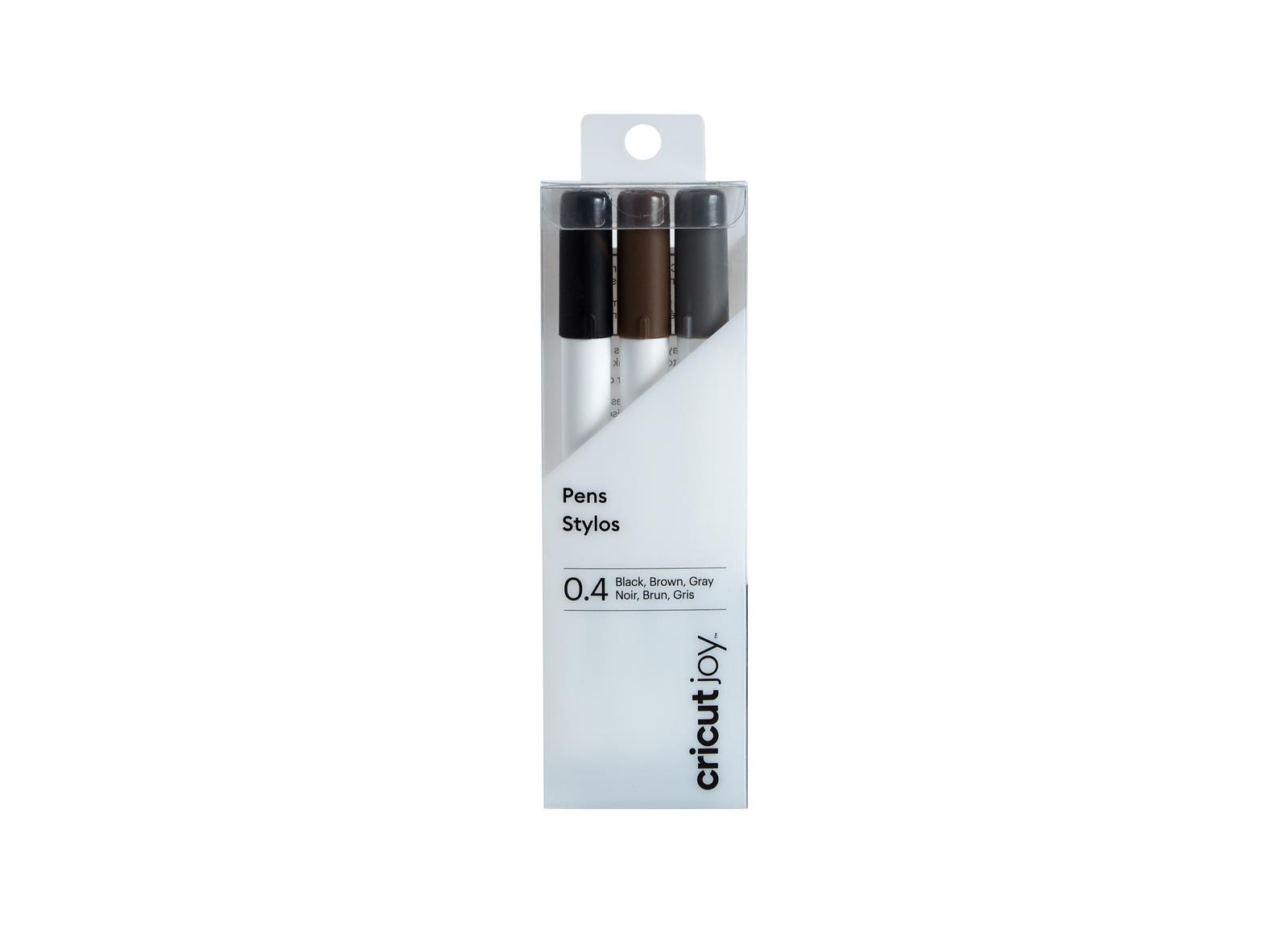 Cricut Joy Fine Point Pen Set 3-pack (Black, Brown, Grey)
