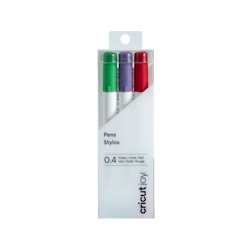 Cricut Joy Fine Point Pen Set 3-pack 0.4 (Red, Green, Violet)