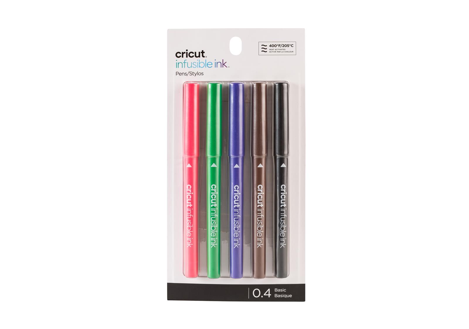Cricut Explore/Maker Infusible Ink Basics Fine Point Pen Set 5-pack