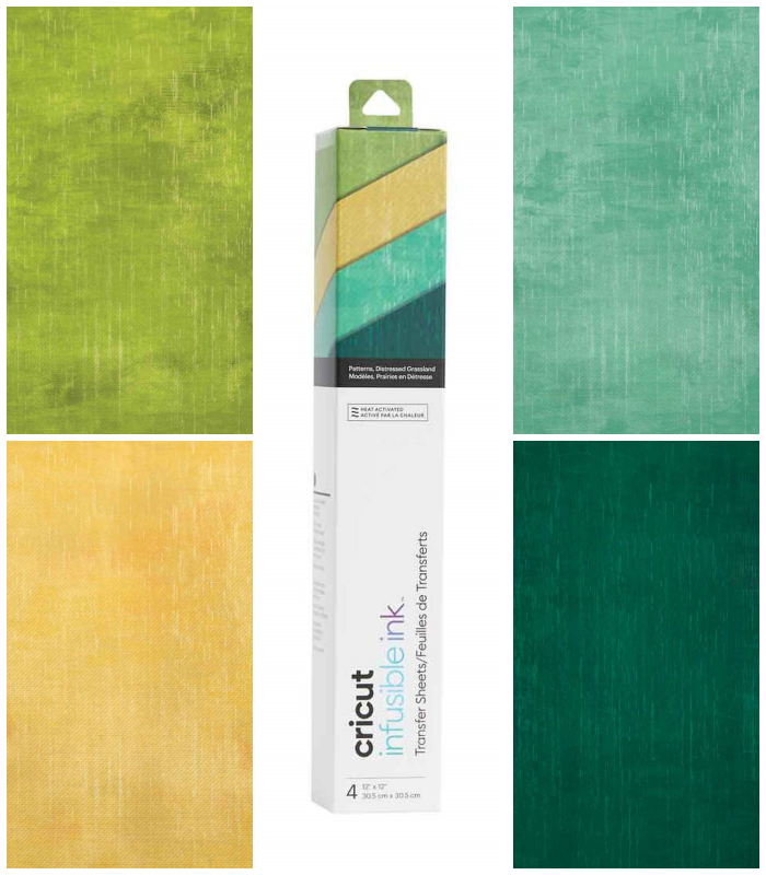 Cricut Infusible Ink Transfer Sheets 4-pack (Distressed Grassland)