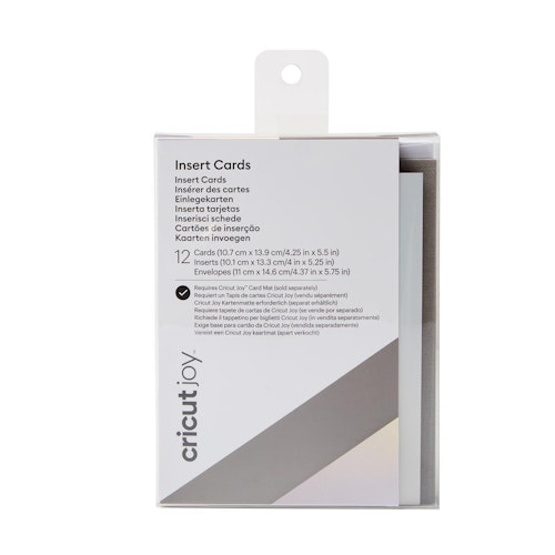 Cricut Joy Insert Cards 12-pack (Grey/Holo)