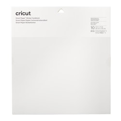 Cricut Smart Sticker Cardstock 33x33cm 10 sheets (White)