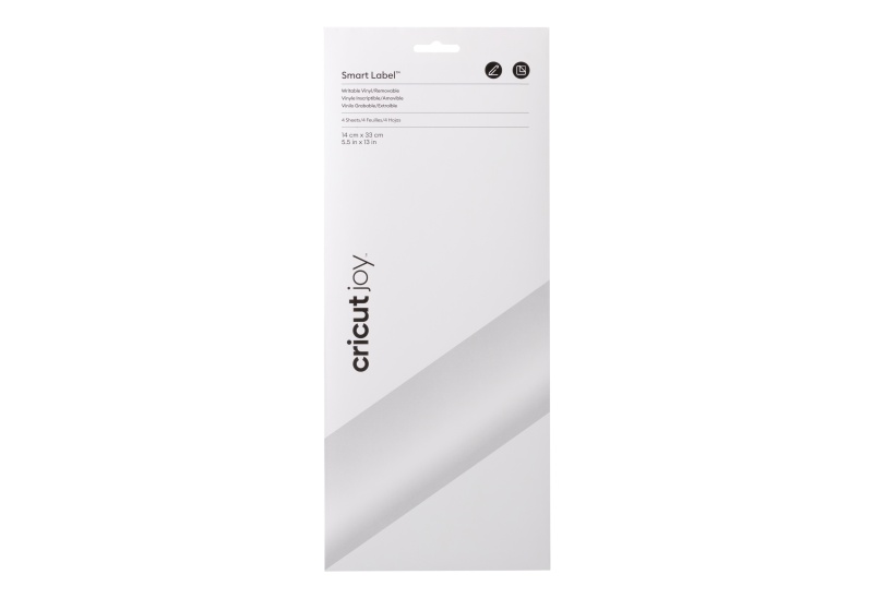 Cricut Joy Smart Label Writable White Removable 14x33cm 4 sheets