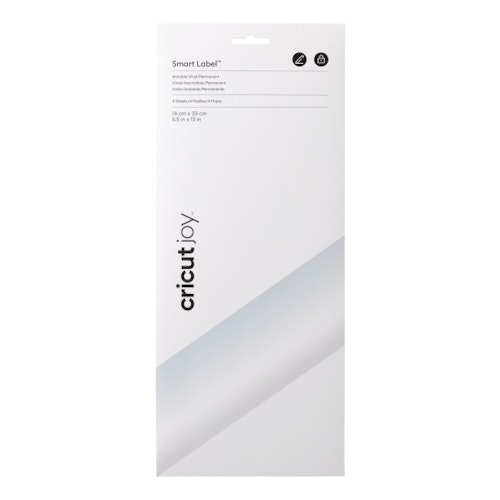 Cricut Joy Smart Label Writable Transparent Permanent 14x33cm 4 sheets