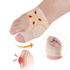 Hallux valgus korrigerande stöd, silikon 2st