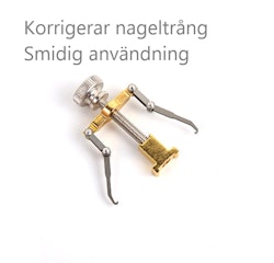 Nageltrång verktyg, korrigeringsskruv