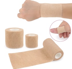 Högelastisk bandagetejp, non-woven, BEIGE 4.5m