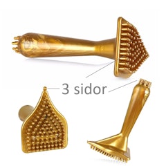 Massageverktyg med 3 sidor, triggerpunktsterapi