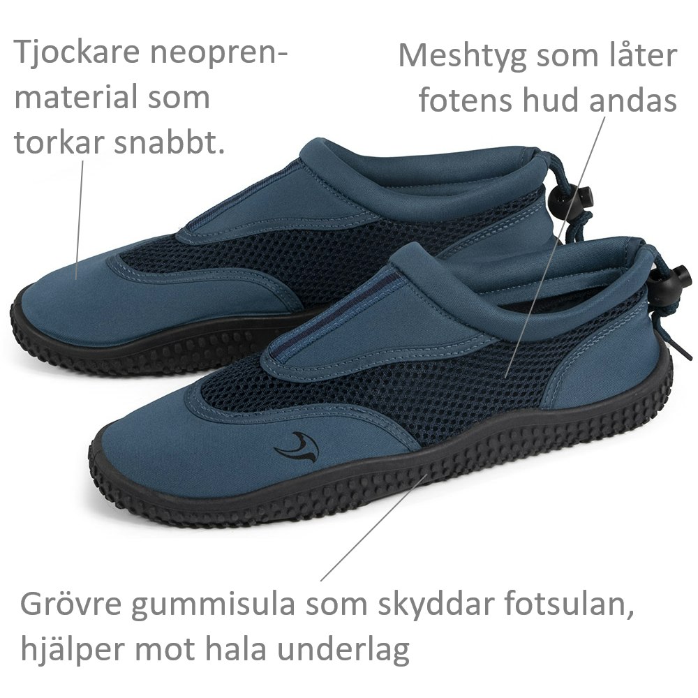Badskor Rhodos Unisex BLÅ