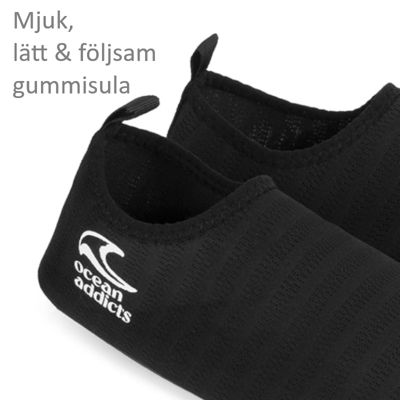 Badskor Ibiza Unisex SVART