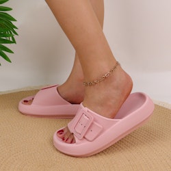 Premium justerbara cloud tofflor V2 med ett band ROSA