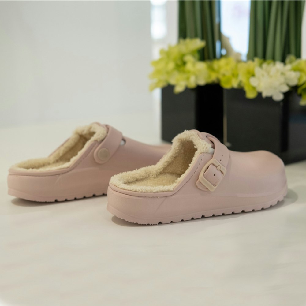Premium fodrade justerbara cloud tofflor ROSA