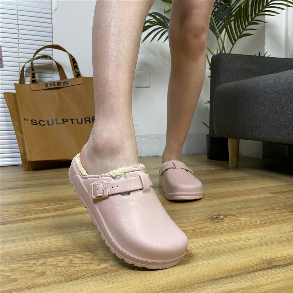 Premium fodrade justerbara cloud tofflor ROSA