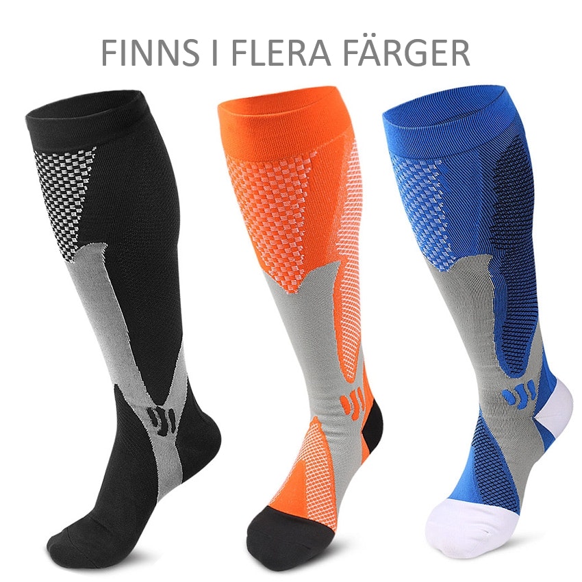 Stödstrumpor Sport, Klass 1, 15-21mmHg, ORANGE