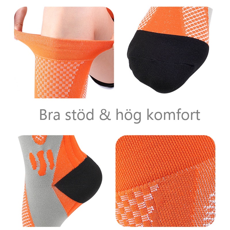 Stödstrumpor Sport, Klass 1, 15-21mmHg, ORANGE