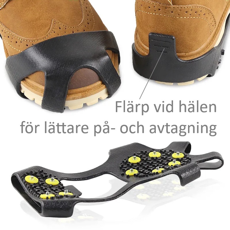Broddar, halkskydd, 10 taggar