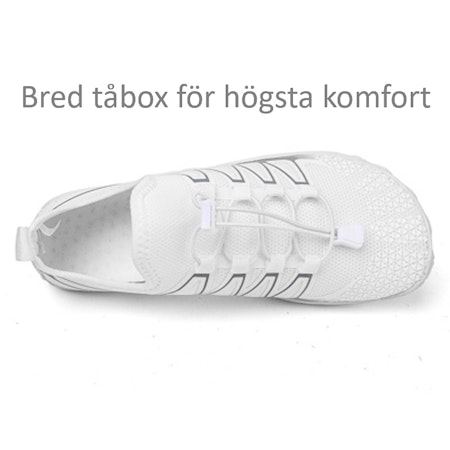 Barfotaskor Sport VIT