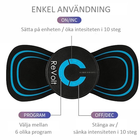 Revolt TENS, EMS massageapparat