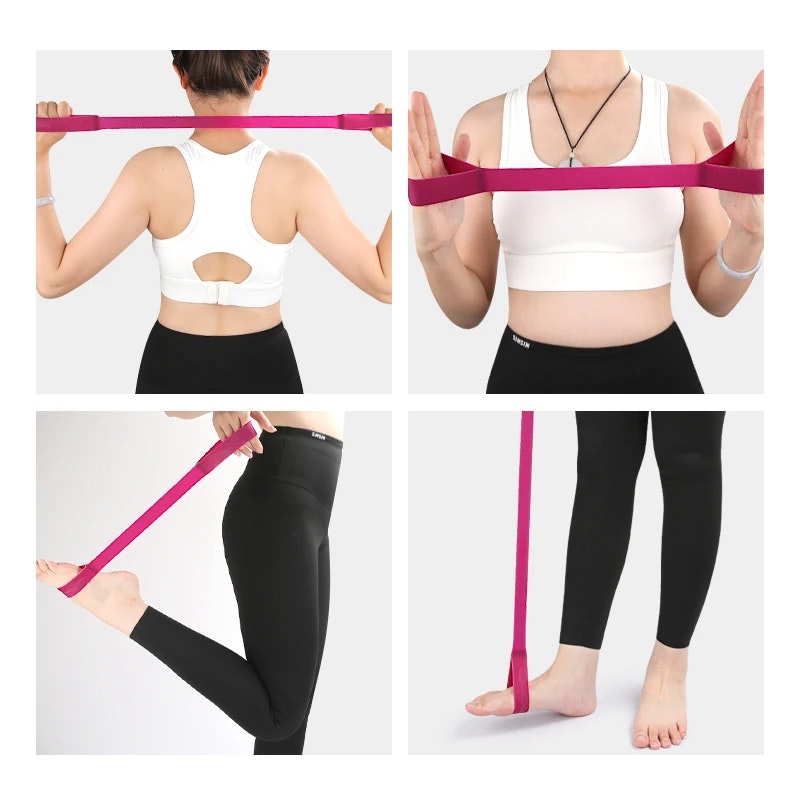 Träningsband kit, 3st resistance band  med handtag