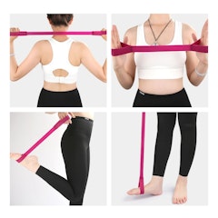 Träningsband kit, 3st resistance band  med handtag