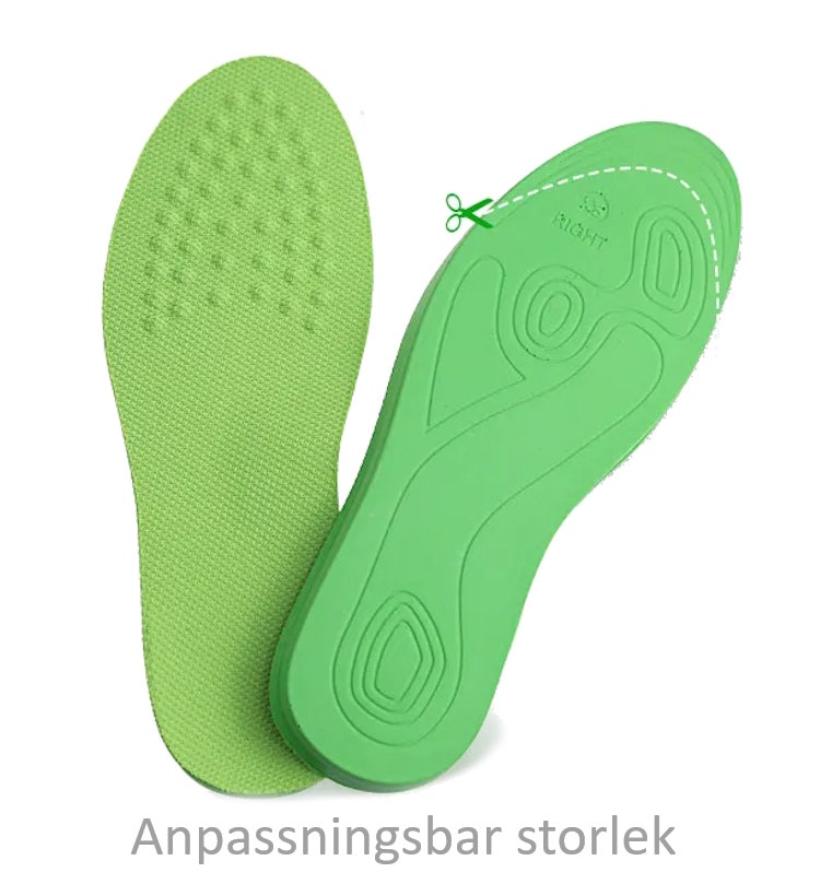 Skoinlägg mot hjulbenthet