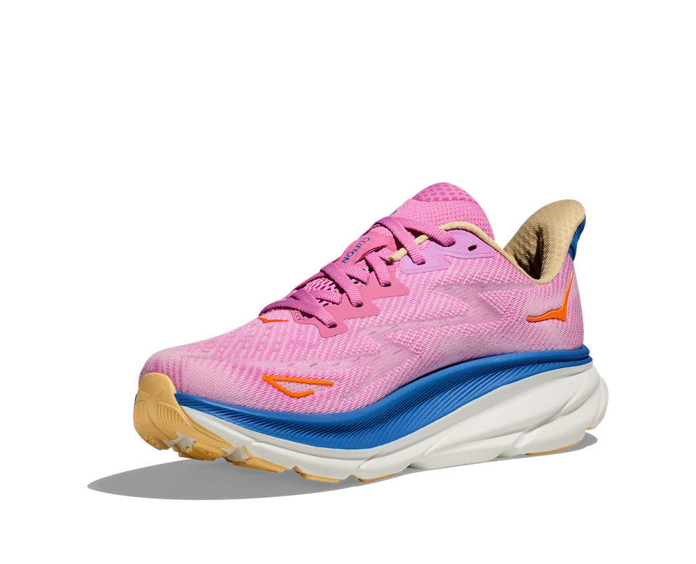 Hoka Clifton 9 Wide (Dam) - Cyclamen/Sweet Lilac