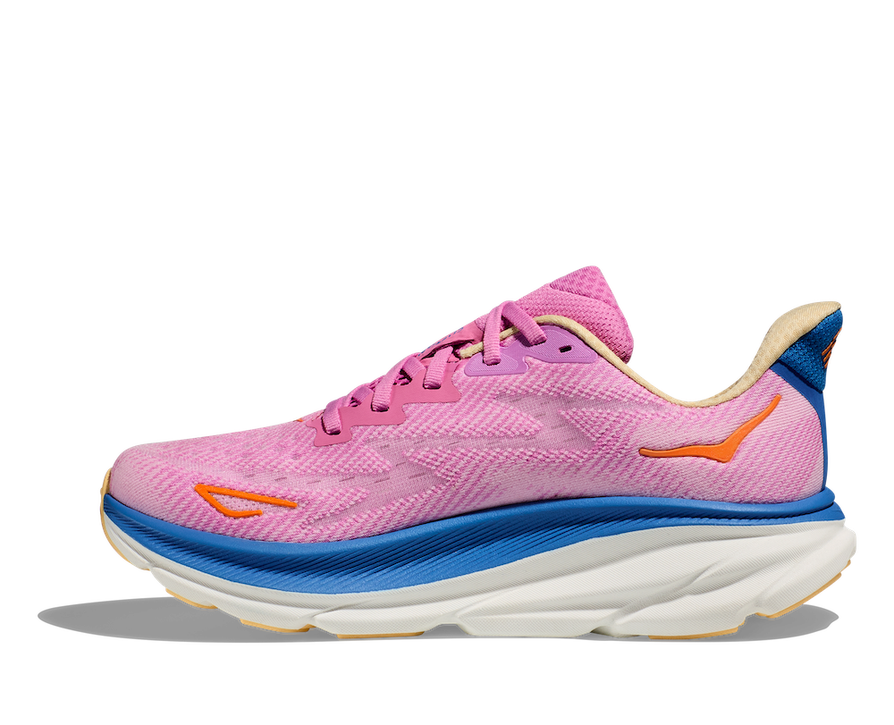 Hoka Clifton 9 Wide (Dam) - Cyclamen/Sweet Lilac