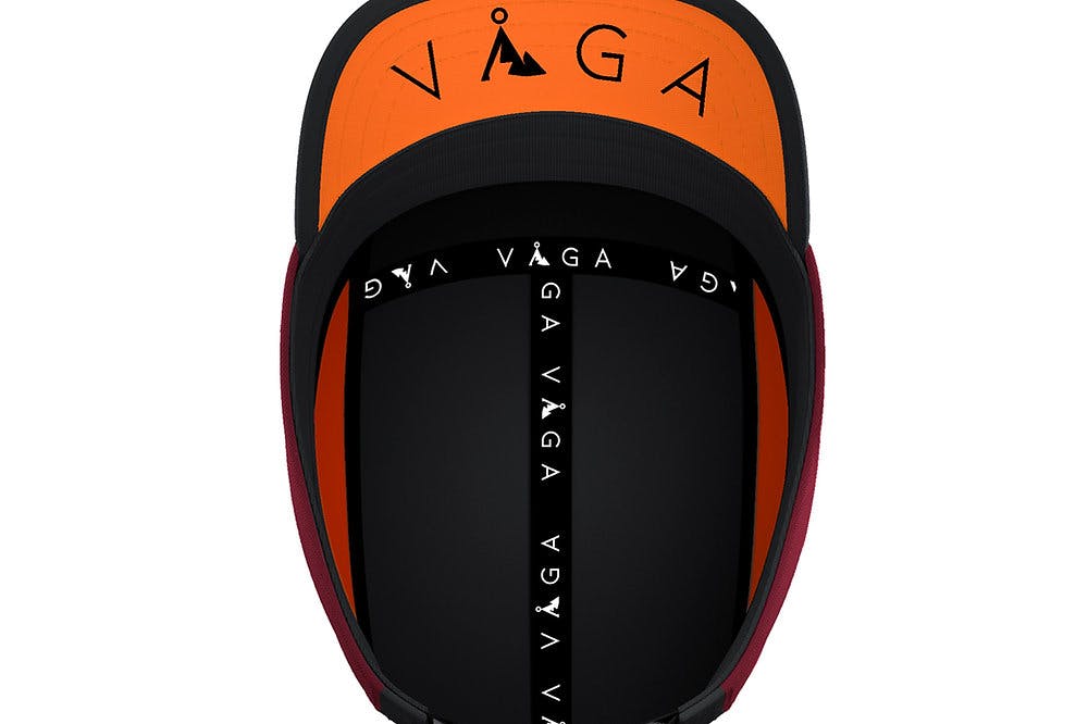 VÅGA Club Cap Bordo / Neon Orange / Black