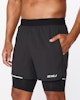 2XU Aero 2-in-1 5 inch Shorts (Herr) - Svart