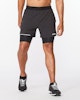 2XU Aero 2-in-1 5 inch Shorts (Herr) - Svart
