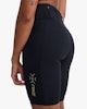 2XU Light Speed Mid-Rise Compression Short - Black/Gold Reflective (Dam)