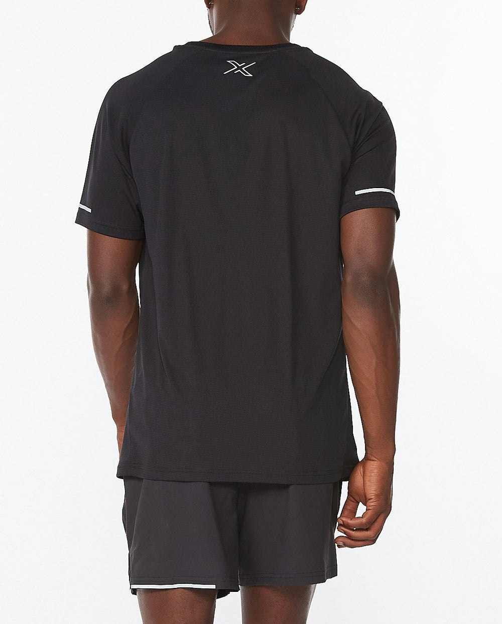 2XU Aero Tee - Black/Silver Reflective
