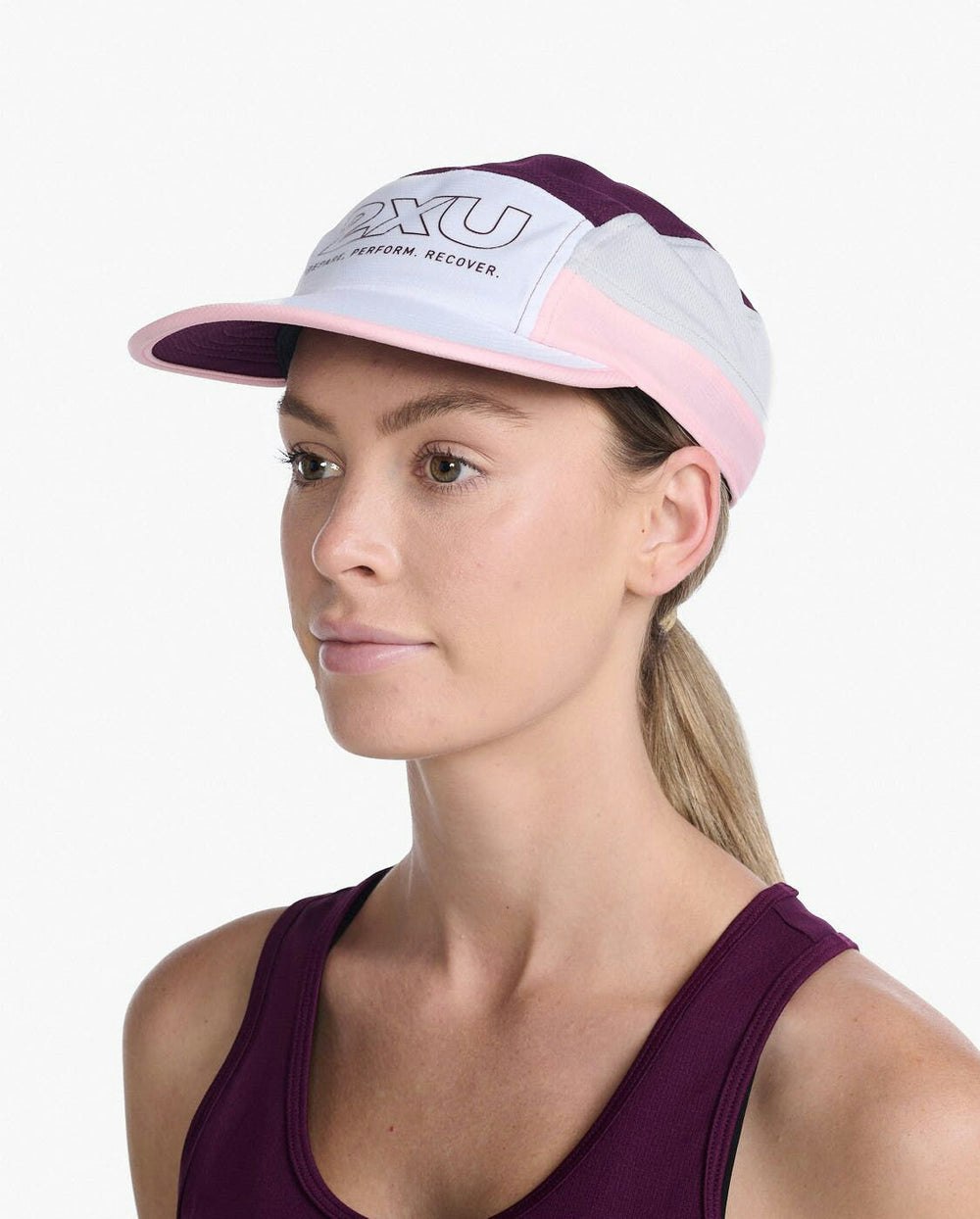 2XU Light Speed Cap - Beet/Cameo