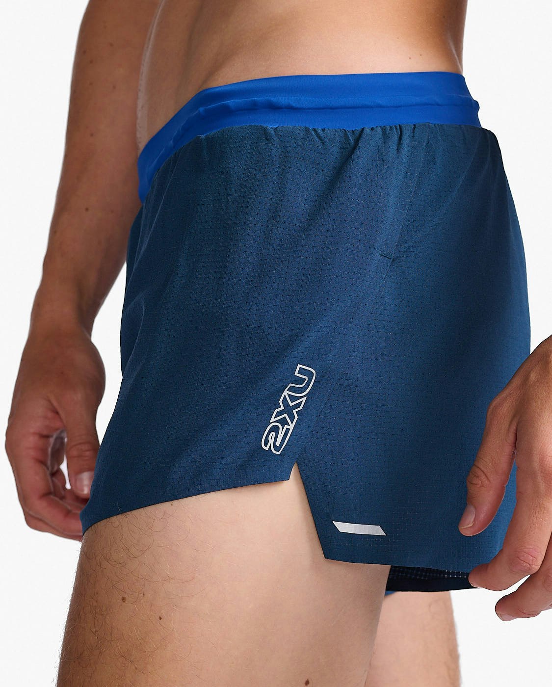 2XU Light Speed 3 inch Shorts  (Herr) - Moonlight/Silver Reflective