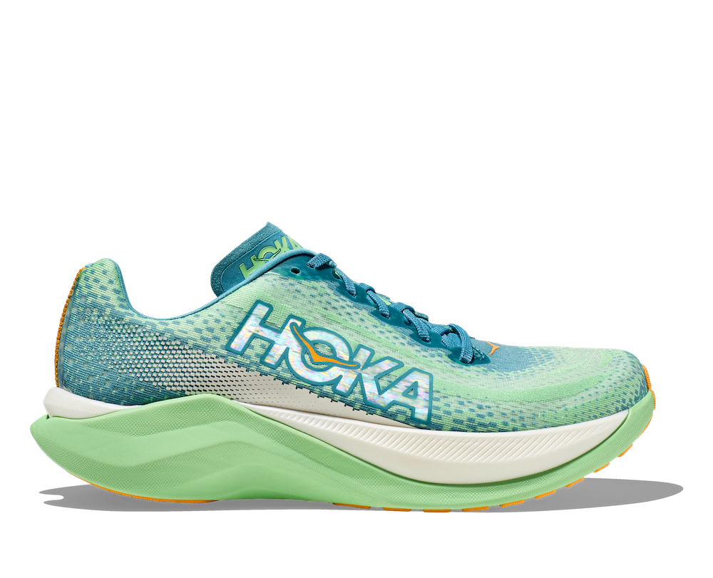 Hoka Mach X (Herr) - Ocean Mist/Lime Glow