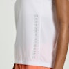 Saucony Stopwatch  Graphic Singlet (Dam) - White Graphic