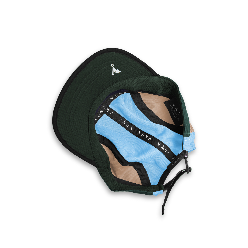VÅGA Club Cap Camel/Beige/Light Blue/Army Green