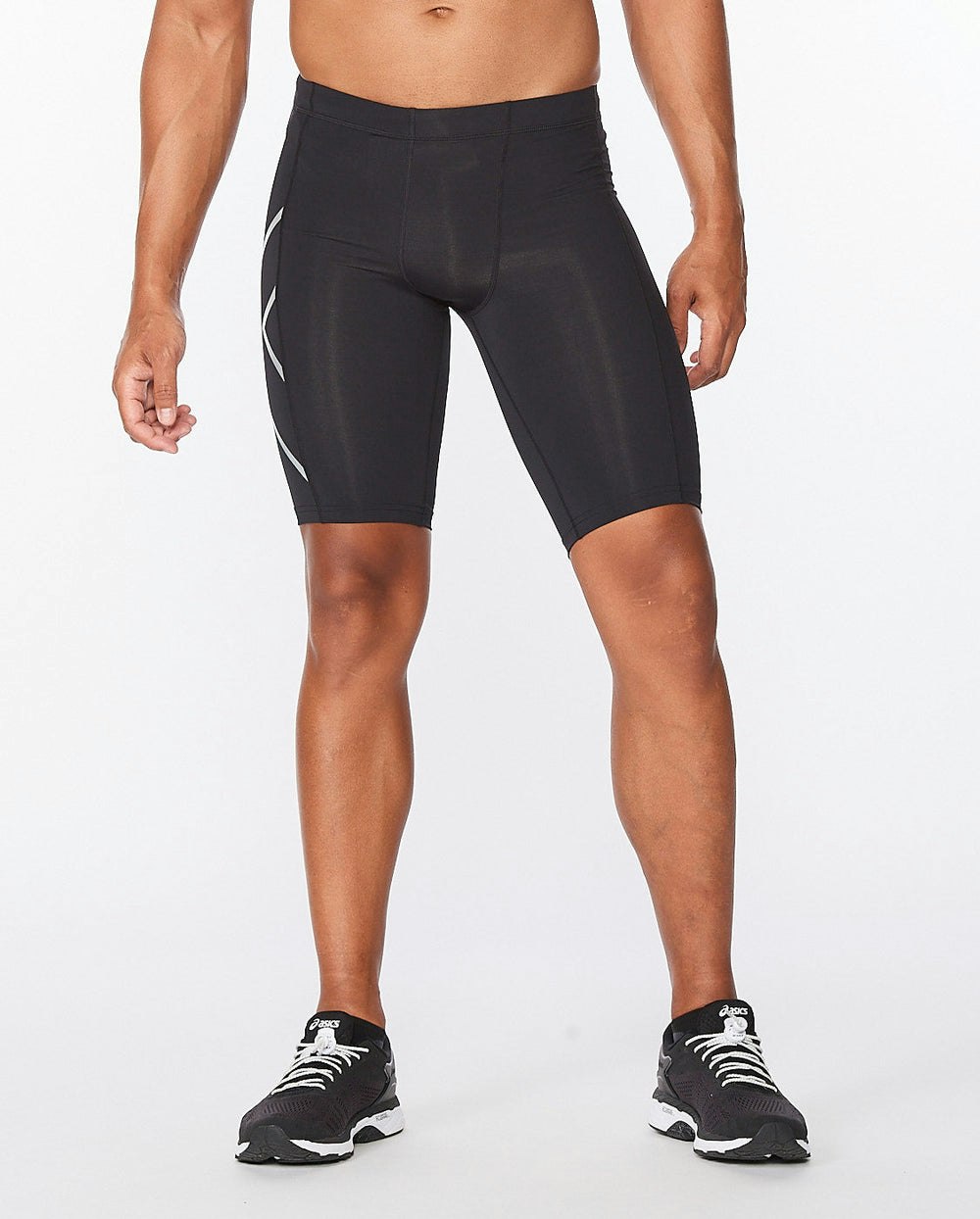 2XU Core Compression Shorts - Black/Silver (Herr)