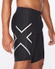 2XU Core Compression Shorts - Black/Silver (Herr)