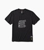 Roark Run Amok Mathis Basquiat Short Sleeve (Herr) - Black
