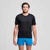 Saucony Stopwatch Short Sleeve (herr) - Svart - 2024