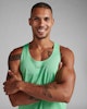 2XU Light Speed Tech Singlet - Spring Green/Black (Herr)
